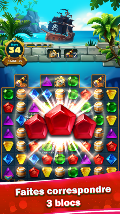 Screenshot #1 pour Jewels Fantasy Legend - Match3