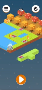 Chicken Run - Platform Puzzle screenshot #2 for iPhone