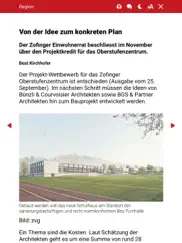 zofinger tagblatt - e-paper ipad bildschirmfoto 4