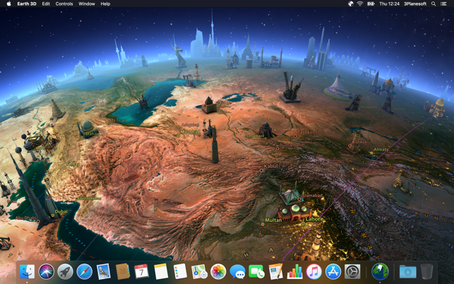 earth 3d mac app store