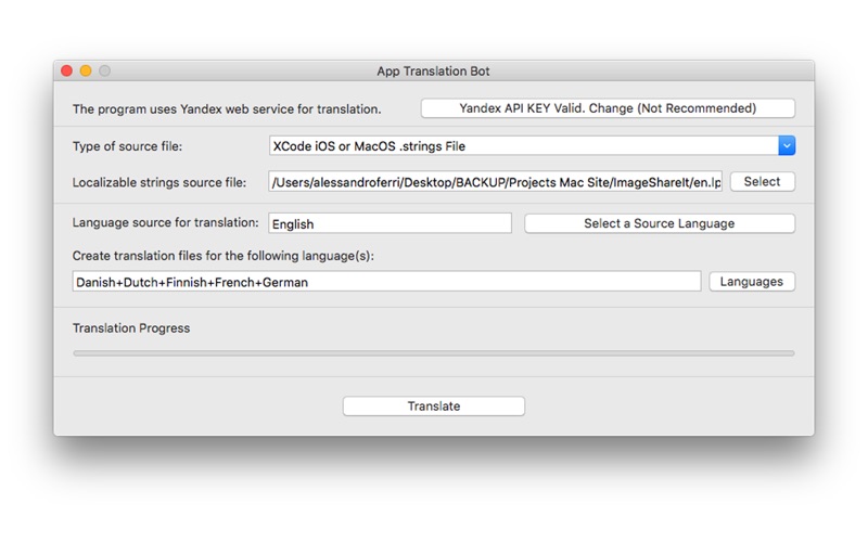 Screenshot #2 pour App Translation Bot