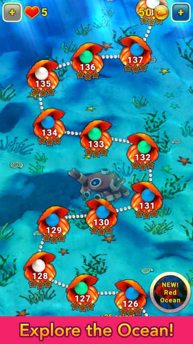 Screenshot #2 pour OceanuX Deluxe - Match 3