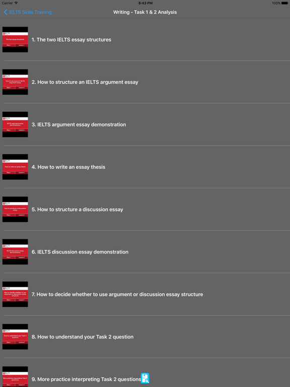 Screenshot #6 pour IELTS Preparation Lessons