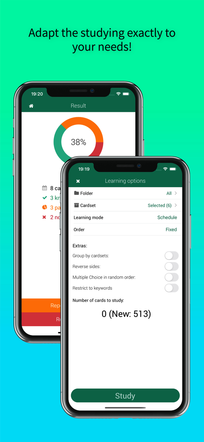 Repetico - Study flashcards