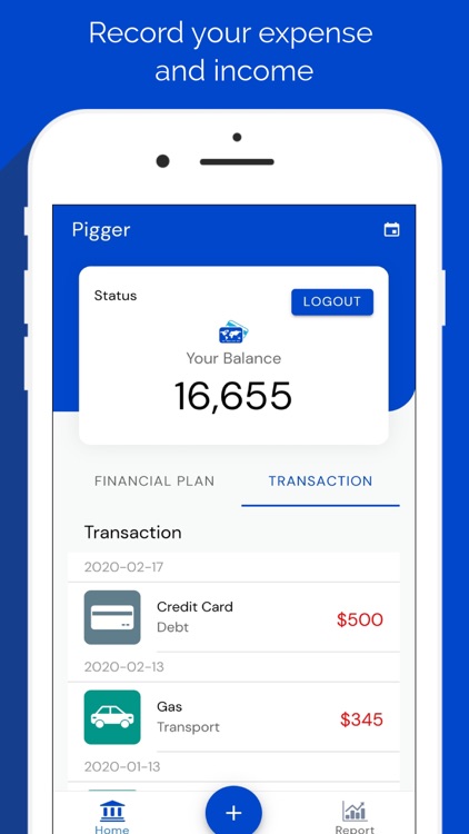 Pigger - Control Your Expenses