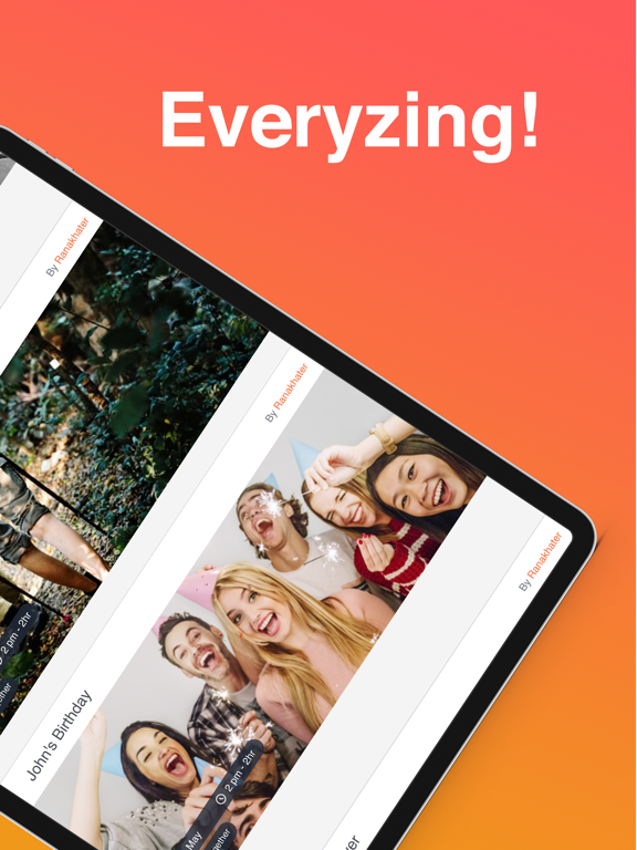 Zingoo: Instant photo-sharing iPad screenshot 7 - Photo & Video app