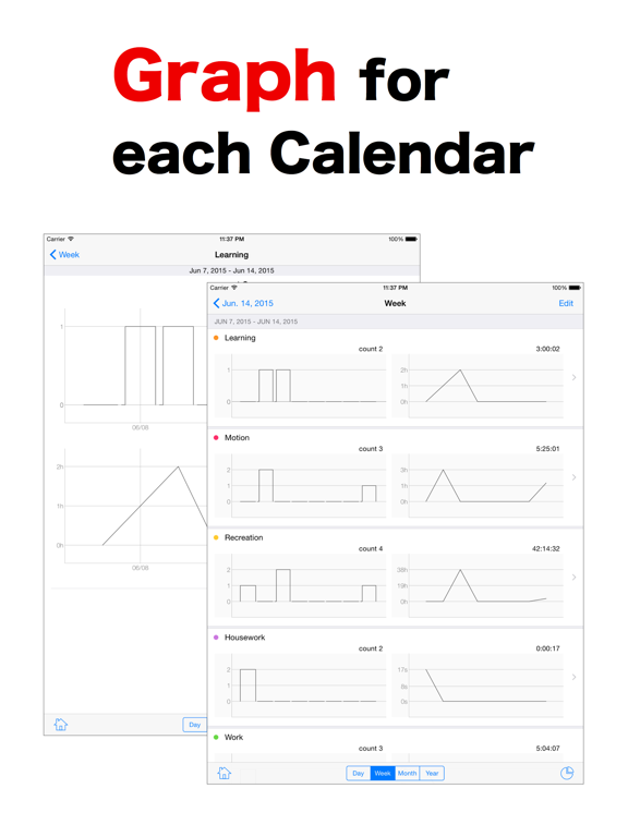 Screenshot #6 pour LogCalendar - Time Tracker