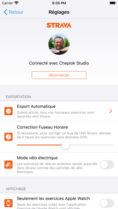 Screenshot #3 pour Workout Export