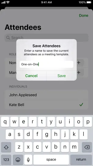 Screenshot von Meeting Cost Timers auf dem iPhone 7