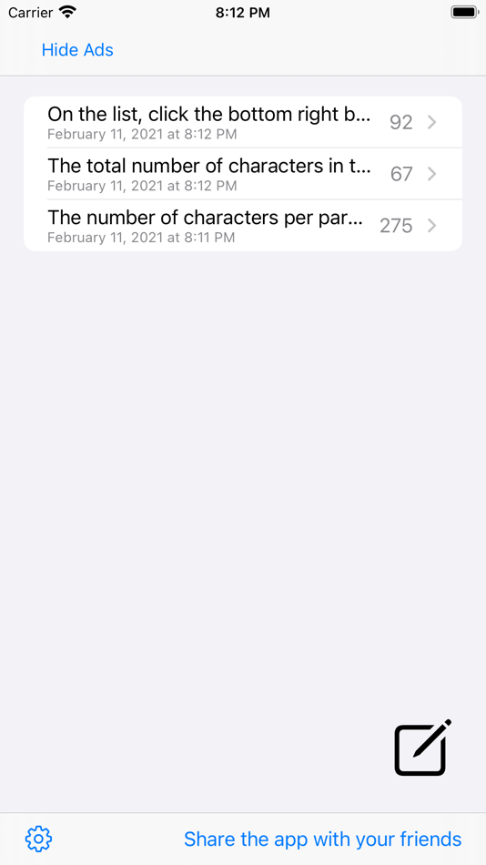 #3. Count Per Paragraph Notes (iOS) بواسطة: Osawa Shunsuke