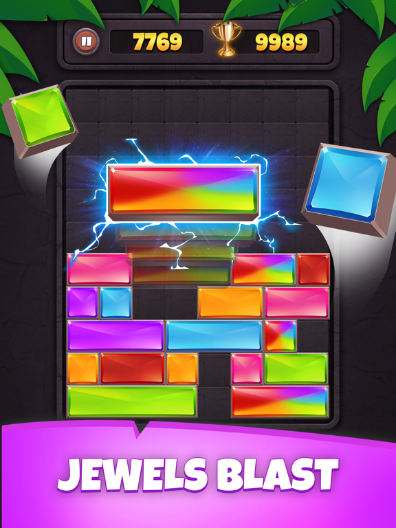 Sliding Puzzle: Jewel Blast iPad screenshot