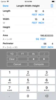 construction calculator++ iphone screenshot 4