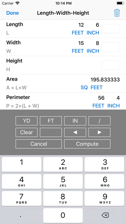 Construction Calculator++ screenshot-3