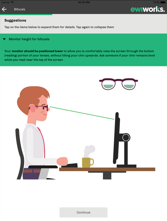 Office Ergonomics iPad screenshot 4 - Business app
