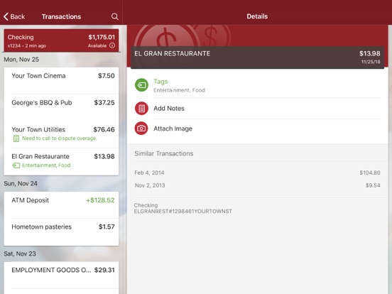 Vermillion State Bank iPad screenshot 3 - Finance app