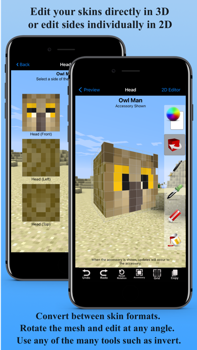 Skin Creator 3D for Minecraft Screenshot