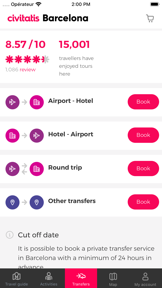 Barcelona Guide Civitatis.com screenshot