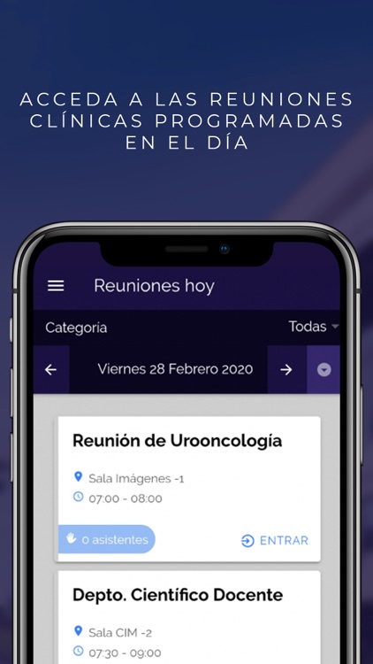 DocenteCAS - Reuniones medicas