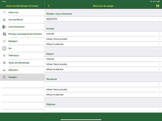 Screenshot #5 pour Suivre mon kilométrage et le t