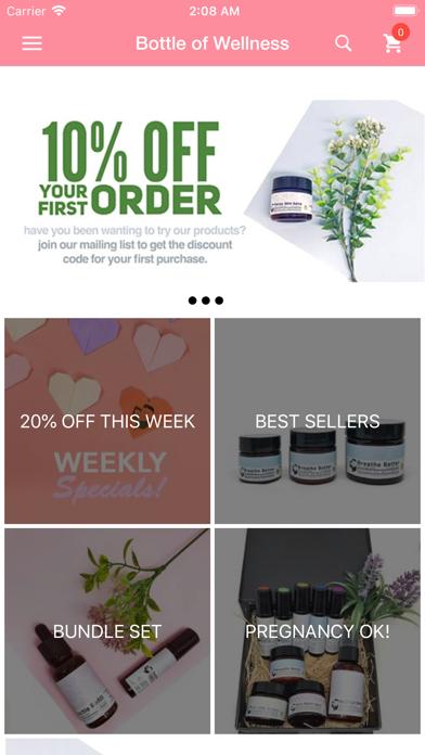 Screenshot #1 pour BOTTLE OF WELLNESS
