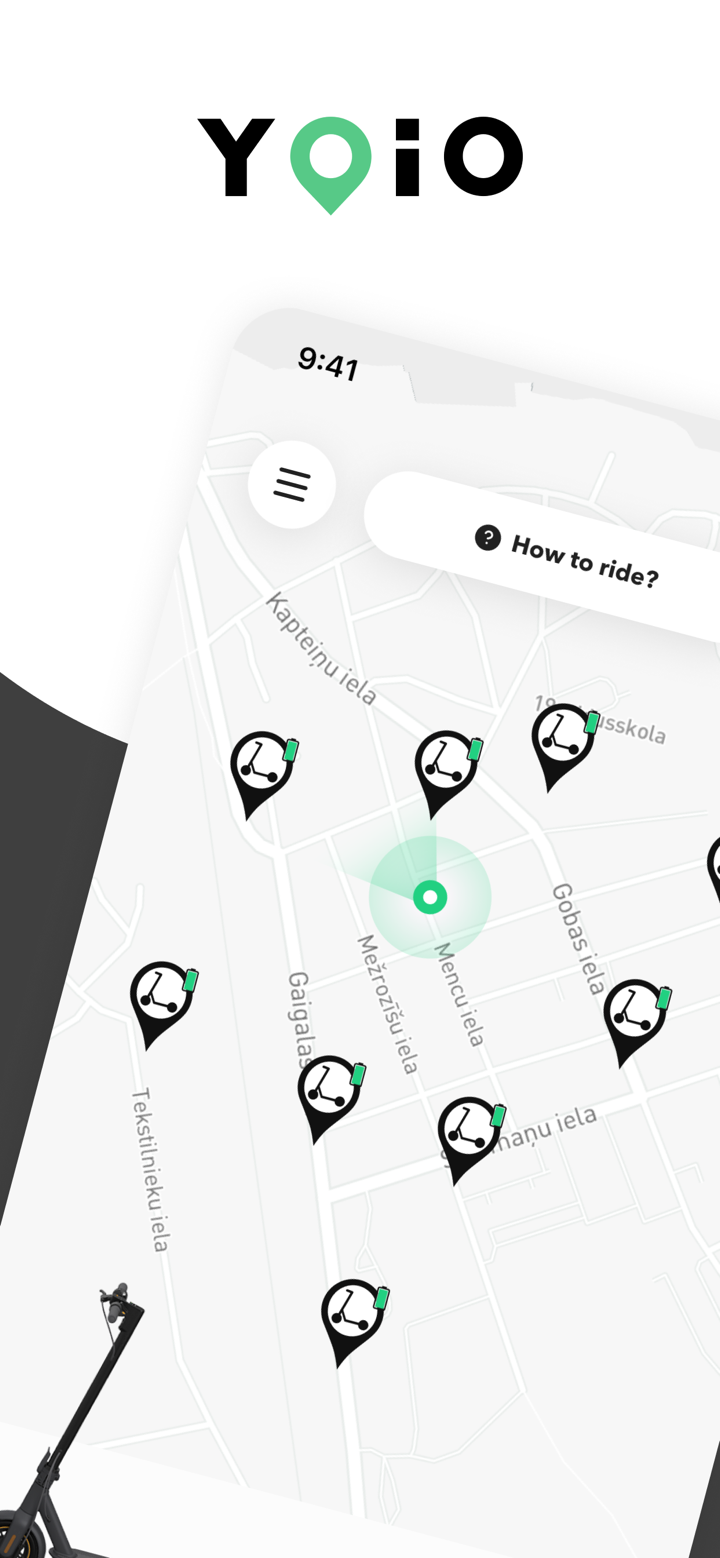 Yoio E-Scooter Sharing screenshot 1