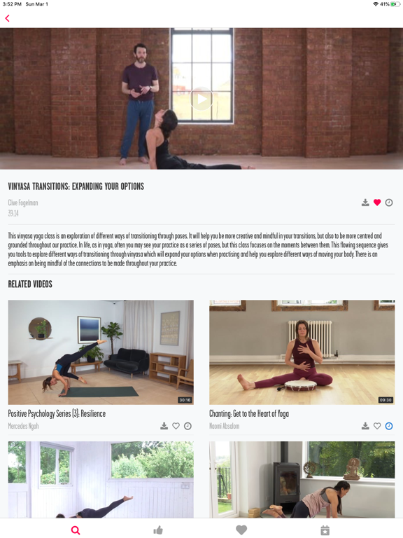 Movement for Modern Life: Yoga iPad screenshot 2 - Health & Fitness app