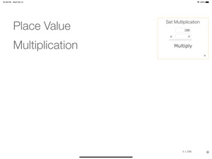 Place Value Multiplication screenshot #7 for iPad