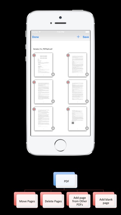 Screenshot #1 pour PDF Pages Pro : Add,Move