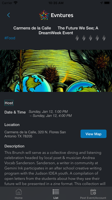 Evntures - Find Events By You Screenshot