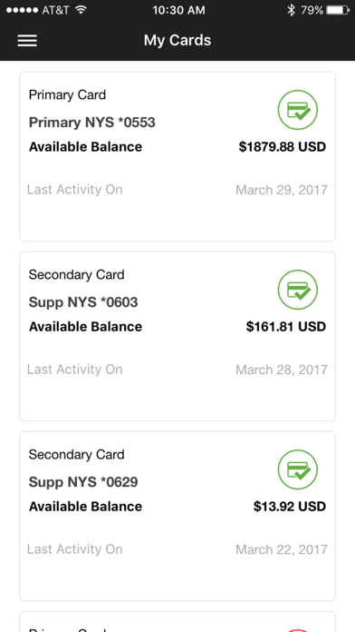 Conext Visa Prepaid Card screenshot 2