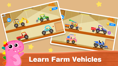 Dinosaur Farm Truck Drive Game Screenshot