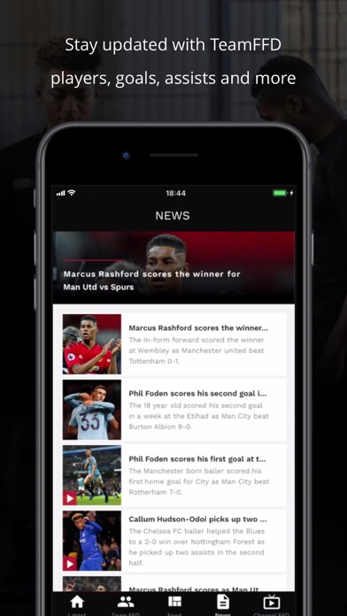 FFDTV iPhone screenshot 6 - Sports app