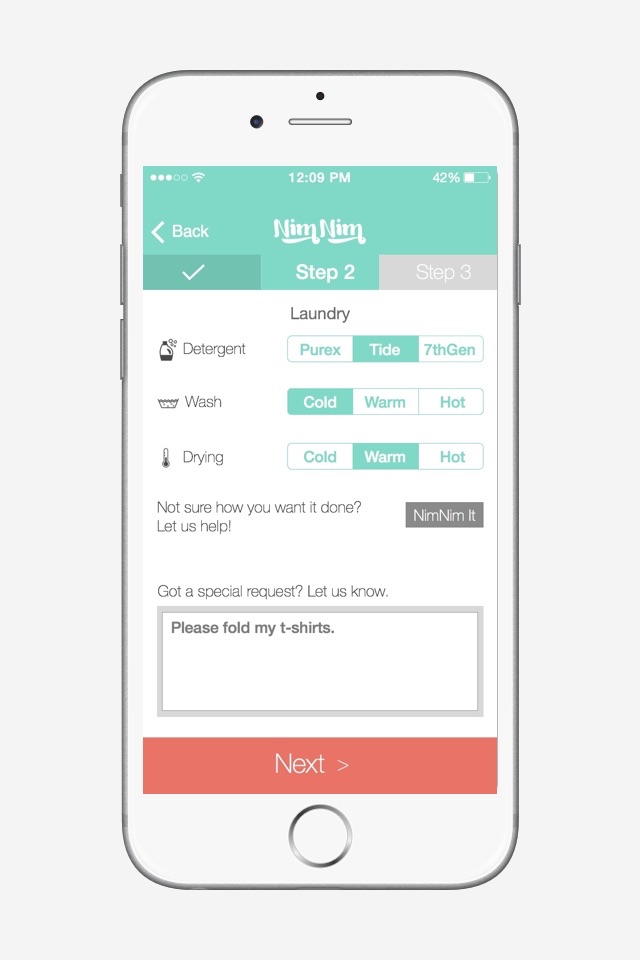 NimNim Laundry & Dry Clean screenshot 2