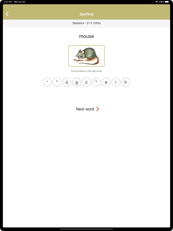 Omaha Vocab Builder iPad screenshot 4 - Education app