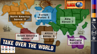 Lux DLX 3 - Map Conquest Game Screenshot