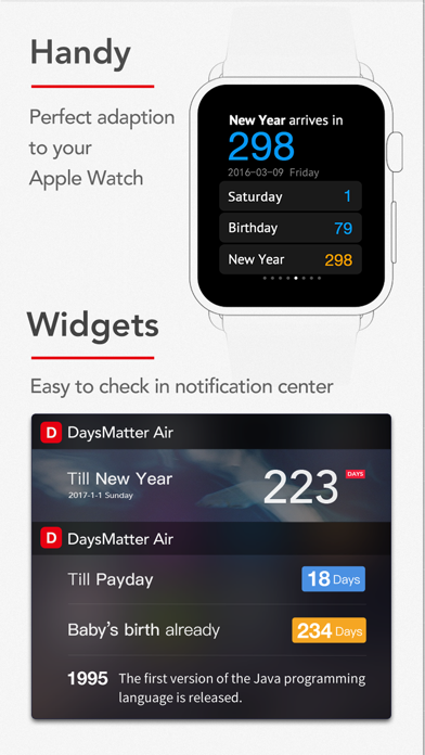 Screenshot #3 pour Days Matter Air - Countdown