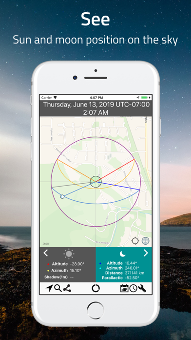 SunMap - Sun/Moon Toolkit Screenshot