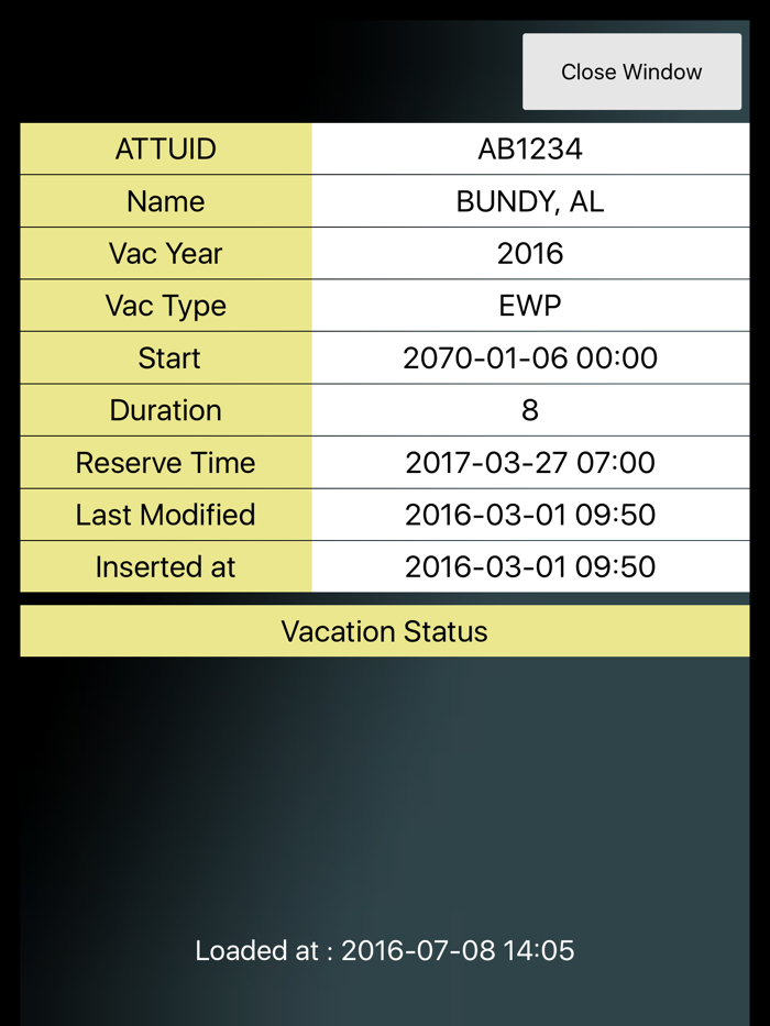 Millennium Vacation Planner