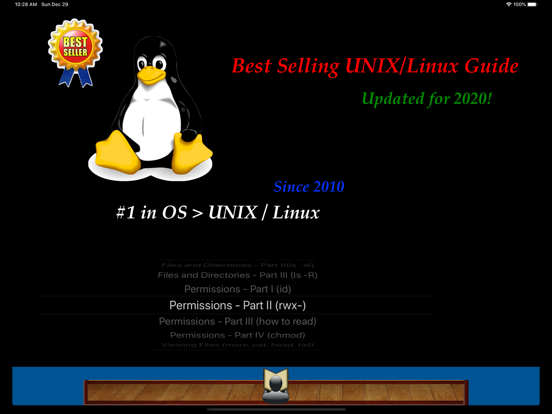 Practical UNIX Linux iPad app afbeelding 1