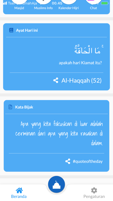 Muslims - AlQuran & Sholat Screenshot