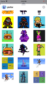 Pixel Stickers for Fortnite screenshot