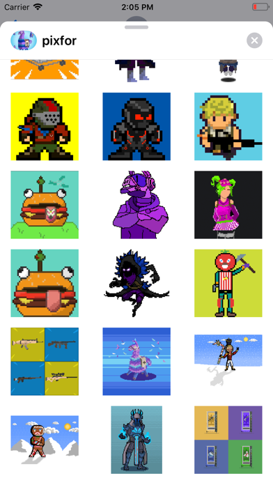 Pixel Stickers for Fortnite screenshot 4
