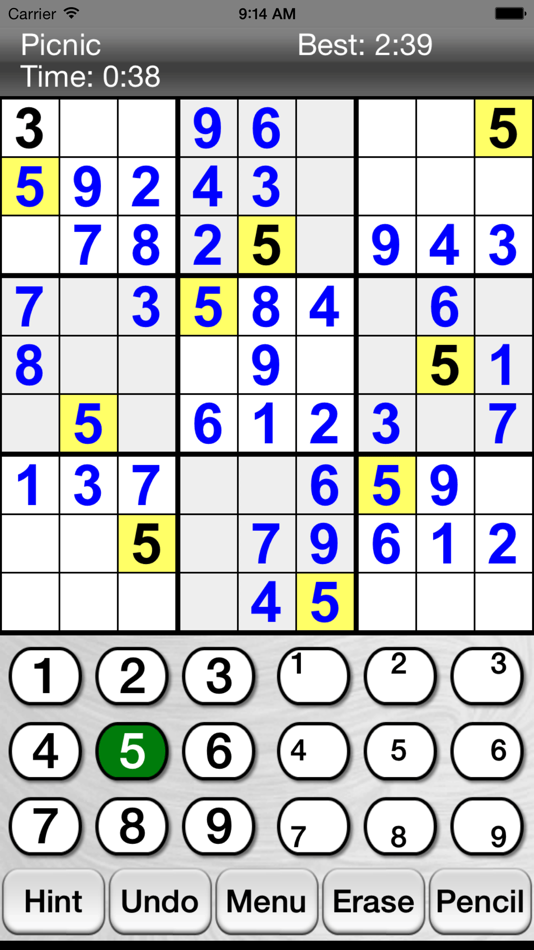 :) Sudoku + - 5.3.1 - (iOS)