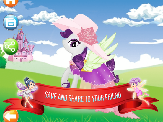 Little Princess Pony Dress Up iPad screenshot 4 - Games app