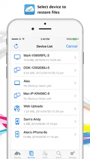 right backup anywhere iphone capturas de pantalla 3