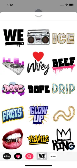 Game screenshot WE tv Hip Hop Stickers hack