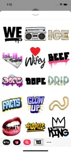 WE tv Hip Hop Stickers screenshot #3 for iPhone