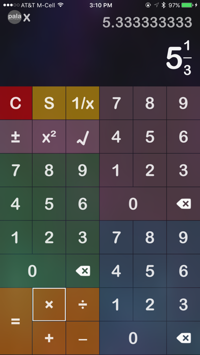 Fraction / Calculator Screenshot