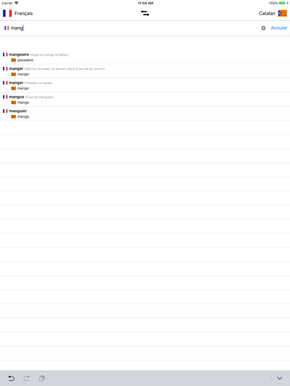 Screenshot #5 pour Dictionnaire Catalan-Français