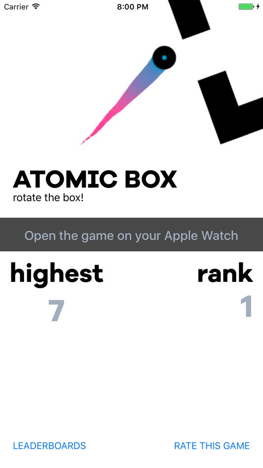 #2. AtomicBox Arcade for Watch (iOS) 由: Juan Pedro Lozano
